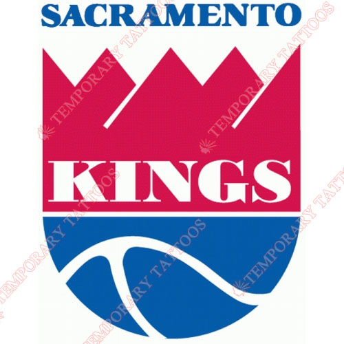 Sacramento Kings Customize Temporary Tattoos Stickers NO.1184